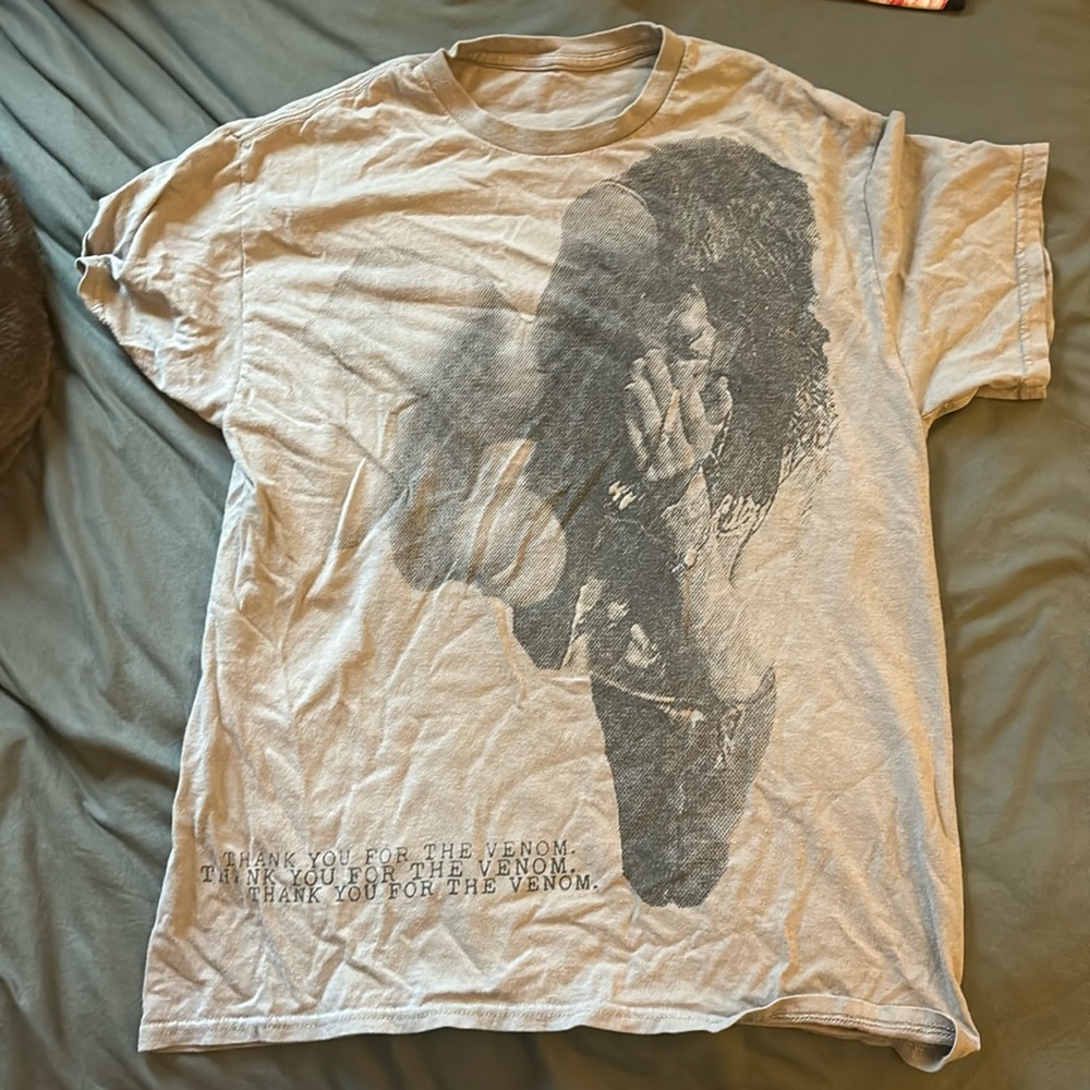 Gray Uvsailles “Thank You For The Venom” shirt